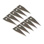 10X Double Edge Trimming Blade Replacement For Rollman Laminator 10 Pieces