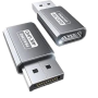 4K Displayport To HDMI Adapter 2 Pack Dp PC To HDMI Converter