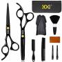 Kdg 11 Pcs Hair Scissors Professional Hair Cutting Scissors Set Haircut Scissors Kit With Cutting Scissors Home Thinning Shears Comb Cape Clips Hairdressing Shears
