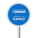 Buses And Trams Only Road Sign R139