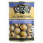 Treated Green Olives Stuffed With Anchovy Paste In Brine 300G