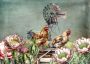 Diamond Painting Full Round Drill Diy KIT_33CM X 43CM Chickens G3682
