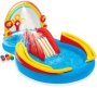 Intex Inflatable Rainbow Ring Play Center Pool Swings & Slide Combo Multicolour