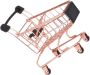 Creative MINI Shopping Trolley Chic Home Decor Pretend Play Accessory