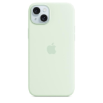 Apple Iphone 15 Silicone Soft Mint Case With Magsafe Support