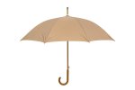 23" Wooden Shaft And Hooked Handle Umbrella