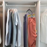 Space-saving Organizer For Closet - Metal Pants Hangers With 10 Clips 360 Swivel Hook Rubber Coated Hanging Closet Organizer And