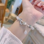 1PC Cat's Eye Stone Butterfly Bracelet Fashion Glasses Bracelet