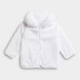 Jet Baby Unisex White Shu Fleece Jacket 100% Polyester