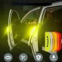 4PCS Car Door Reflective Warning Stickers Increase Visibility & Safety With Easy-to-apply Decals