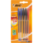BIC Crystal Ball Pen Xtra Life Pen Colours 5-PACK 1.0MM