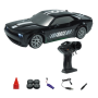 High Speed Drift Rc Car With LED Lighting & Replaceable Drift Tires - Black