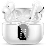 Wireless Earbuds Bluetooth 5.4 Headphones Bass Stereo Ear Buds With Noise Cancelling MIC LED Display In Ear Earphones Clear Call