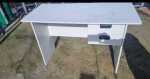 White Wooden Desk With Drawers