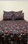 Smte 5 Piece Quilt Set Eiffel Tower Bedspread Set With Keychain