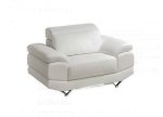 Dennis Sofa Armchair. Fully Upholstered In 100% Leather -two-tone