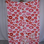 Fleece Blanket A Thousand Red Kisses