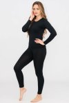 Senza Ladies Thermal Set With Fleece Line Thermal Leggings & Matching Fleece Thermal Top