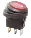 KCD1 2 Pos 3P Round Rocker Switch