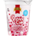 Power Cup Strawberry Flavoured Medium Fat Dairy Snack 150G