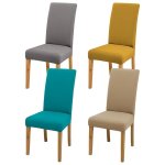 1PC Durable And Stretchable Milk Silk Chair Cover For Home Textiles - Available In Various Colors