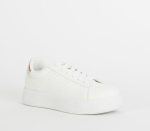 Flatform Sneaker - 8 White