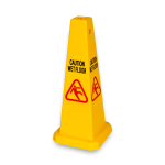68CM Square Wet Floor Sign - Yellow 68CM