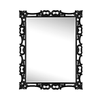Izzi Mirror - Small Black