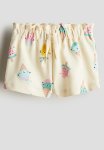 Cotton Shorts - Light Yellow ice Cream