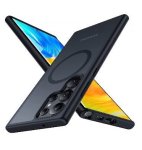 Samsung Galaxy S23 Ultra Premium Magsafe Magic Mag Series Case Translucent Black