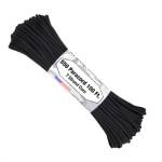 550 Paracord AT-S01-BLK 100FT 7 Strand Black