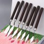 7PCS/SET Stainless Steel Oil Painting Knife Artist Spatula Art Tools Stationery Cake Baking Supplies Painting Tools