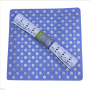 Suction Bath Mat Blue/white - White