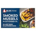 Blue Crane Smoked Mussels In Oil 85G
