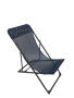 Biganos Steel & Textile Pool Lounger Dark Blue W55CMXD86CMXH90CM