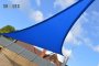 Shade Sail Blue Shadeg Ultrablock 325GSM 583CM X 500CM 300CM Triangle