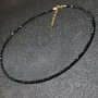 Fashionable Crystal Necklace With A New Choker Design Featuring A Delicate Lock And A Black Crystal Stone Perfect For Highlighting The Collarbone Halloween Christmas Gift