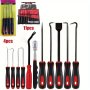 Precision Pick & Hook Set With Scraper: 4 Pcs/ 11 Pcs Automotive Electronics Maintenance Tools - High-quality Material Non-slip Design