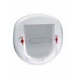Big Cat Small Dog Pet Door - White