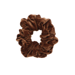Large Velvet Scrunchie Thick - Camel