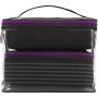 Clicks Toiletry Bag Set Black & Purple 3 Piece