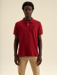 Polo Mens Core Stretch Pique Ss Golfer Crimson