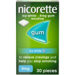 Nicorette Gum Icy White 4MG 30 Pieces