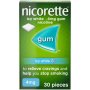 Nicorette Gum Icy White 4MG 30 Pieces