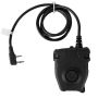 K Head Waterproof Ptt Headset For Walkie Talkie