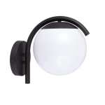 Ball Outdoor bathroom Wall Light Black