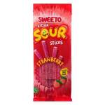 Sweeto Strawberry Extra Sour Sticks 75GR