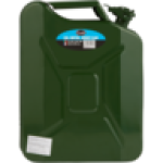Q Premium Green Metal Jerry Fuel Can 20L
