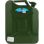 Q Premium Green Metal Jerry Fuel Can 20L