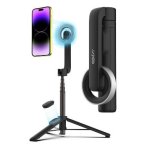 Magstik Magnetic Bluetooth Selfie Stick Tripod Black